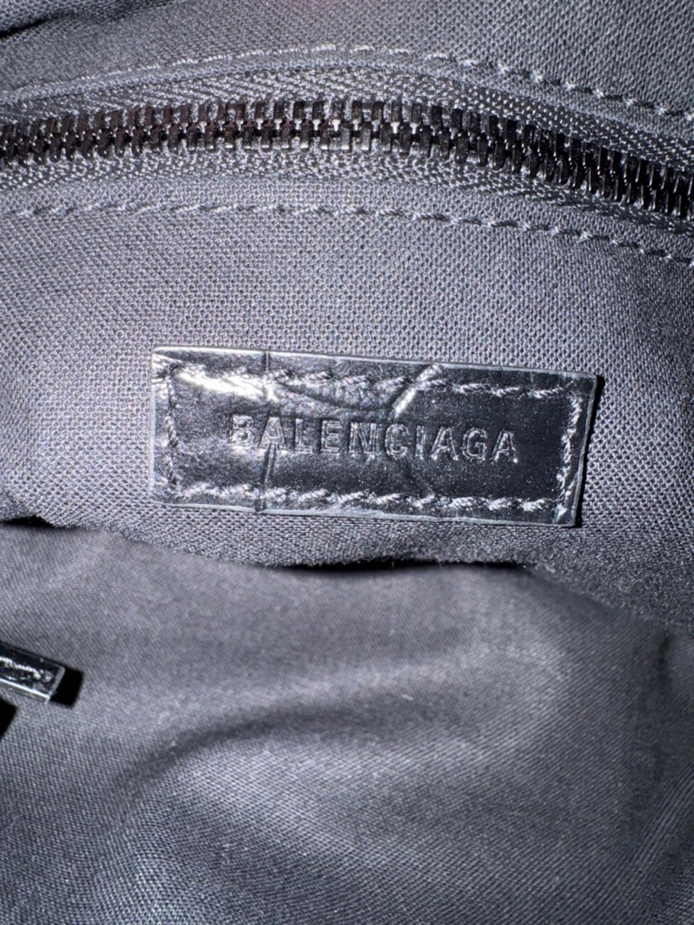 Balenciaga Neo Classic XS Croc-Embossed Leather Hobo - Picture 5 of 7